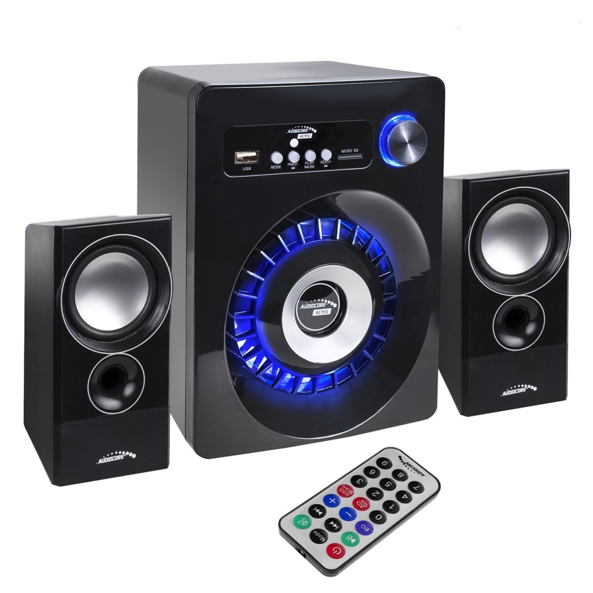 Audiocore AC910 2.1 Bluetooth zvočniški set