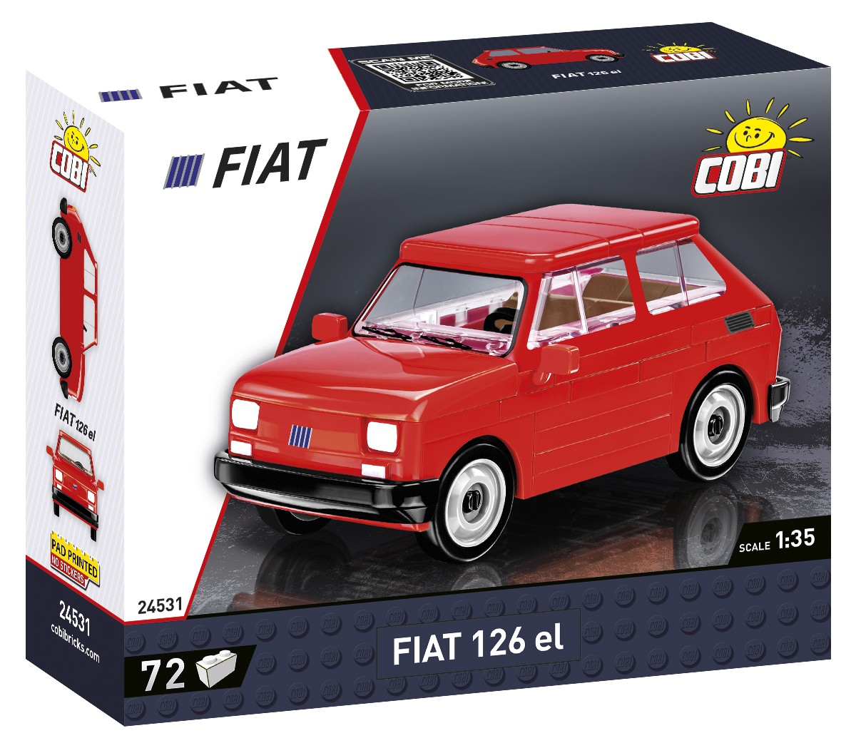 Cobi Klocki Youngtimer Collection Fiat 126p el gradbeni kompleti