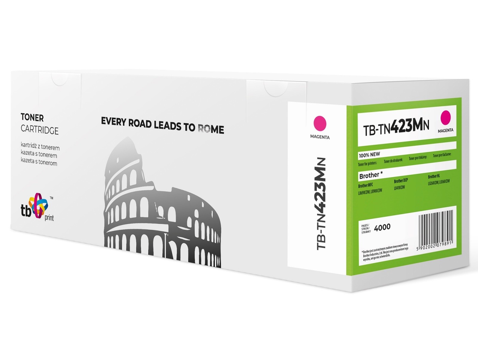 Magenta toner TB-TN423MN za Brother, 100% nov