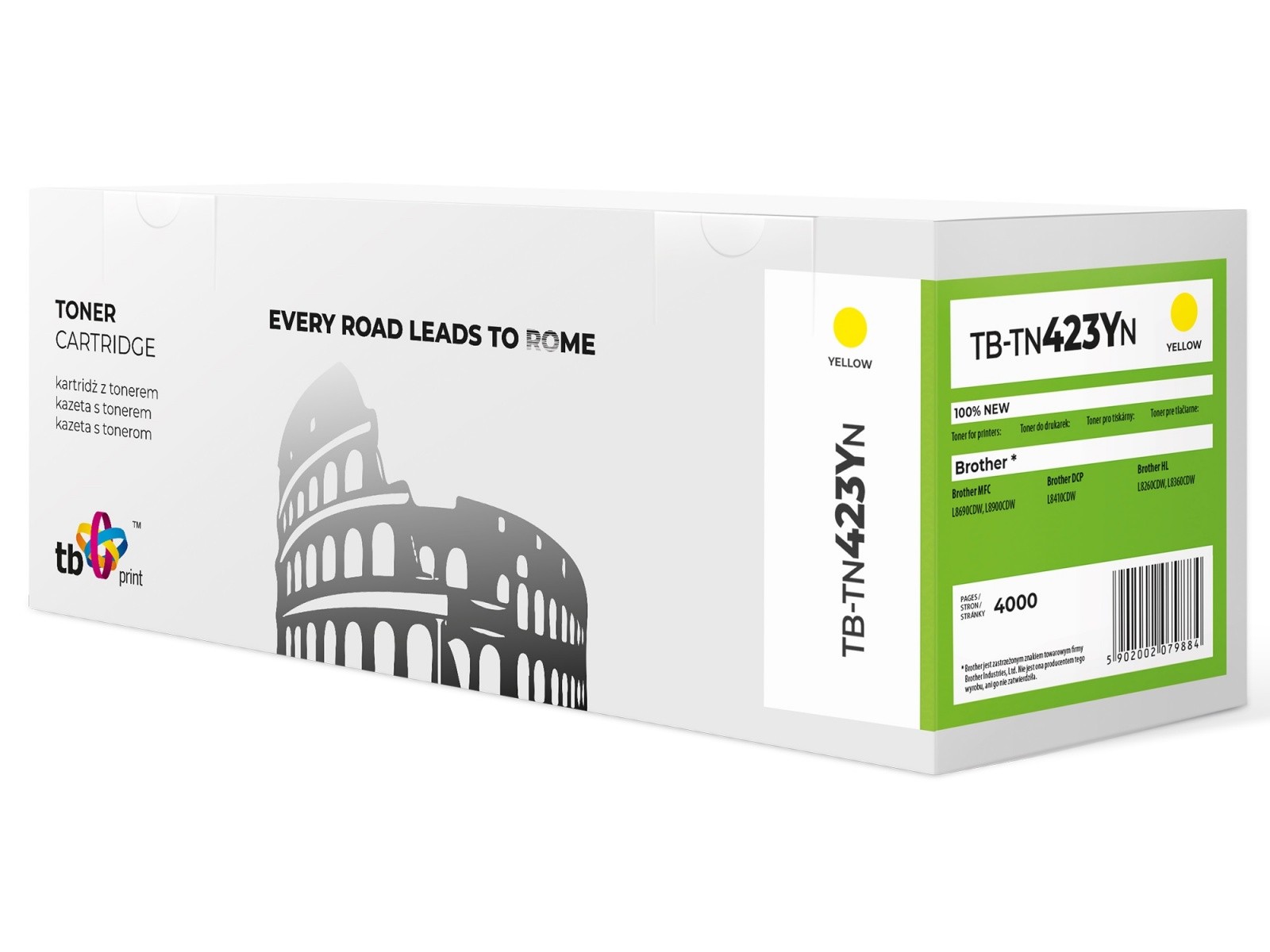 Rumeni toner TB-TN423YN za Brother, 100% nov