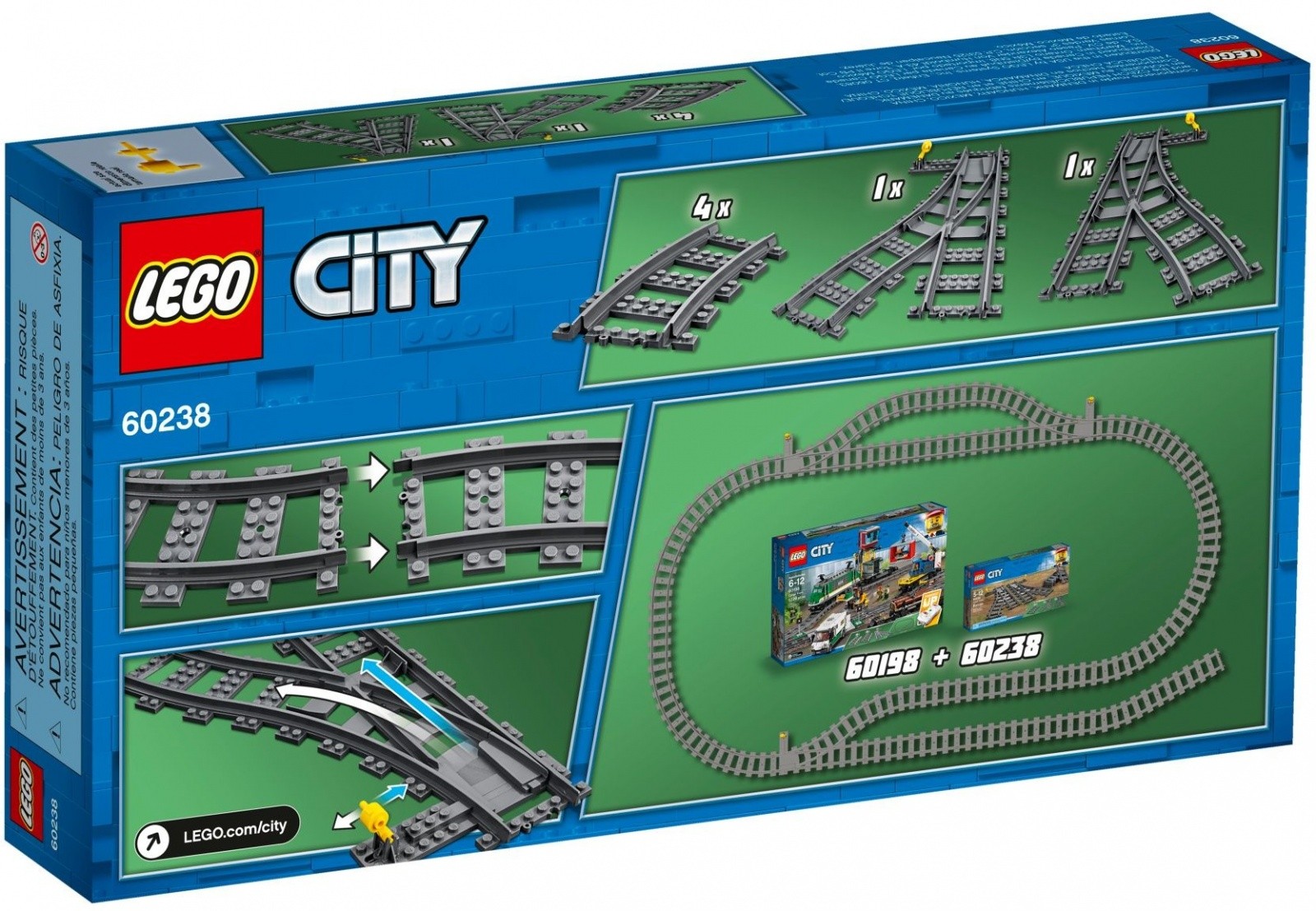 Kocke City 60238 - Tovornjak s skretnicami 3