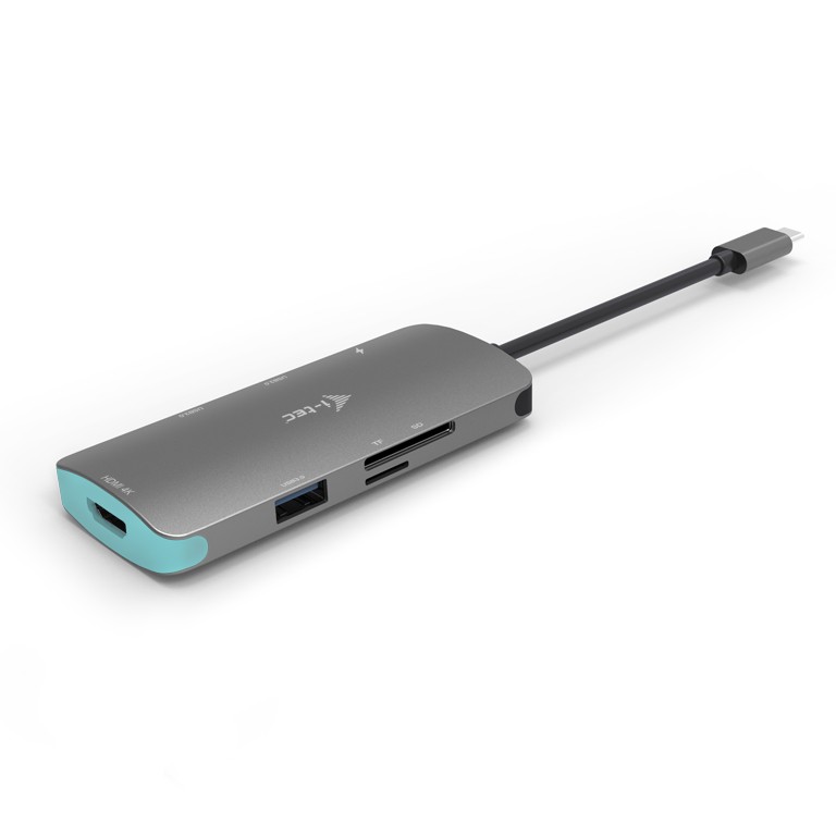 USB-C Docking Station Nano: HDMI 4K, bralnik kartic, 3x USB 3.0