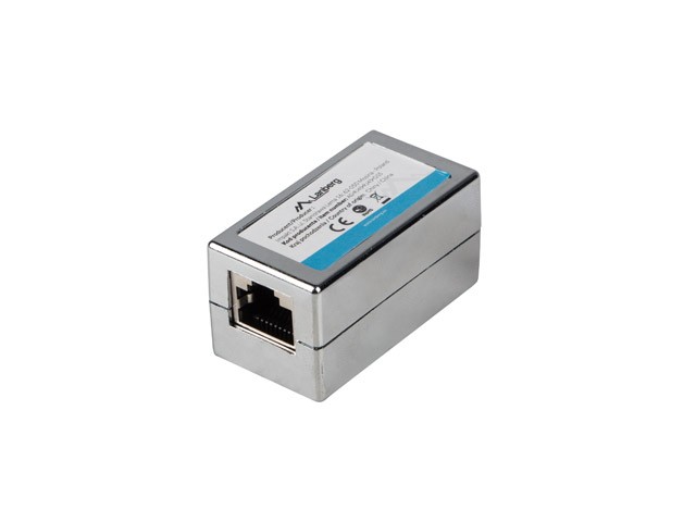 Lanberg mrežna spojka RJ45 x2 Cat.6, črna 2