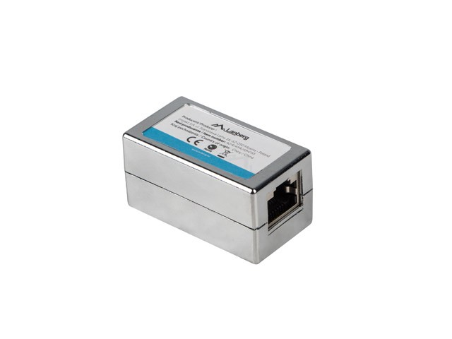 Lanberg mrežna spojka RJ45 x2 Cat.6, črna