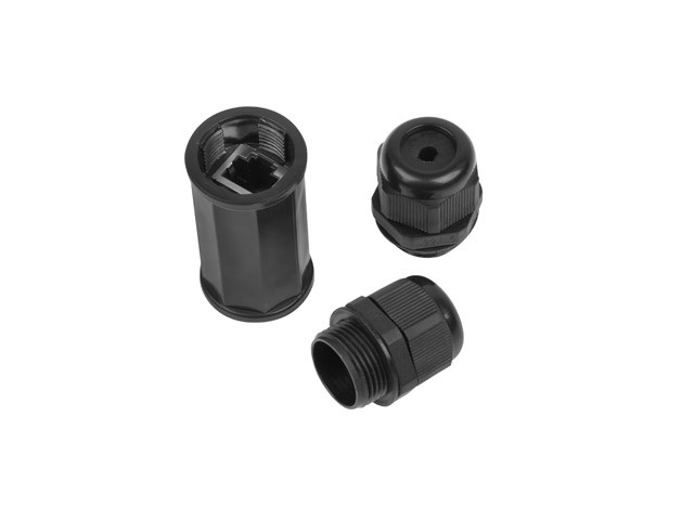 Lanberg mrežna spojka RJ45 IP67, Cat.6, črna 2
