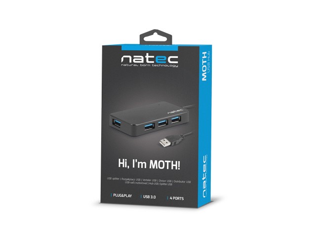 USB 3.0 HUB - 4 vrata, črn 3