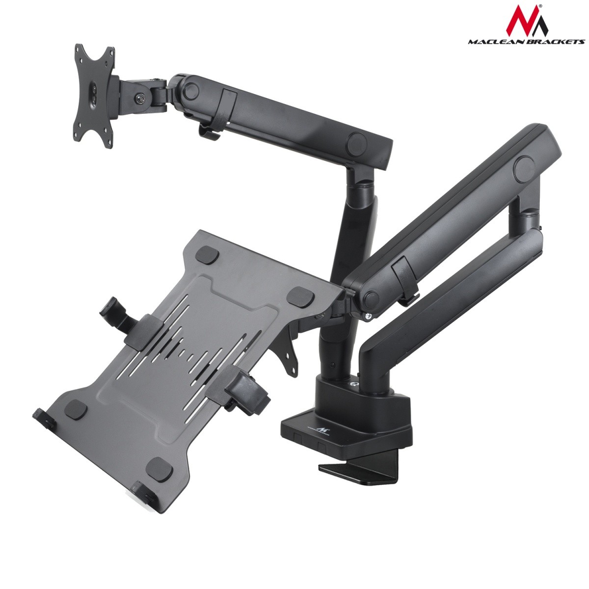 Namizno stojalo za 2 monitorja/prenosnik MC-813 3