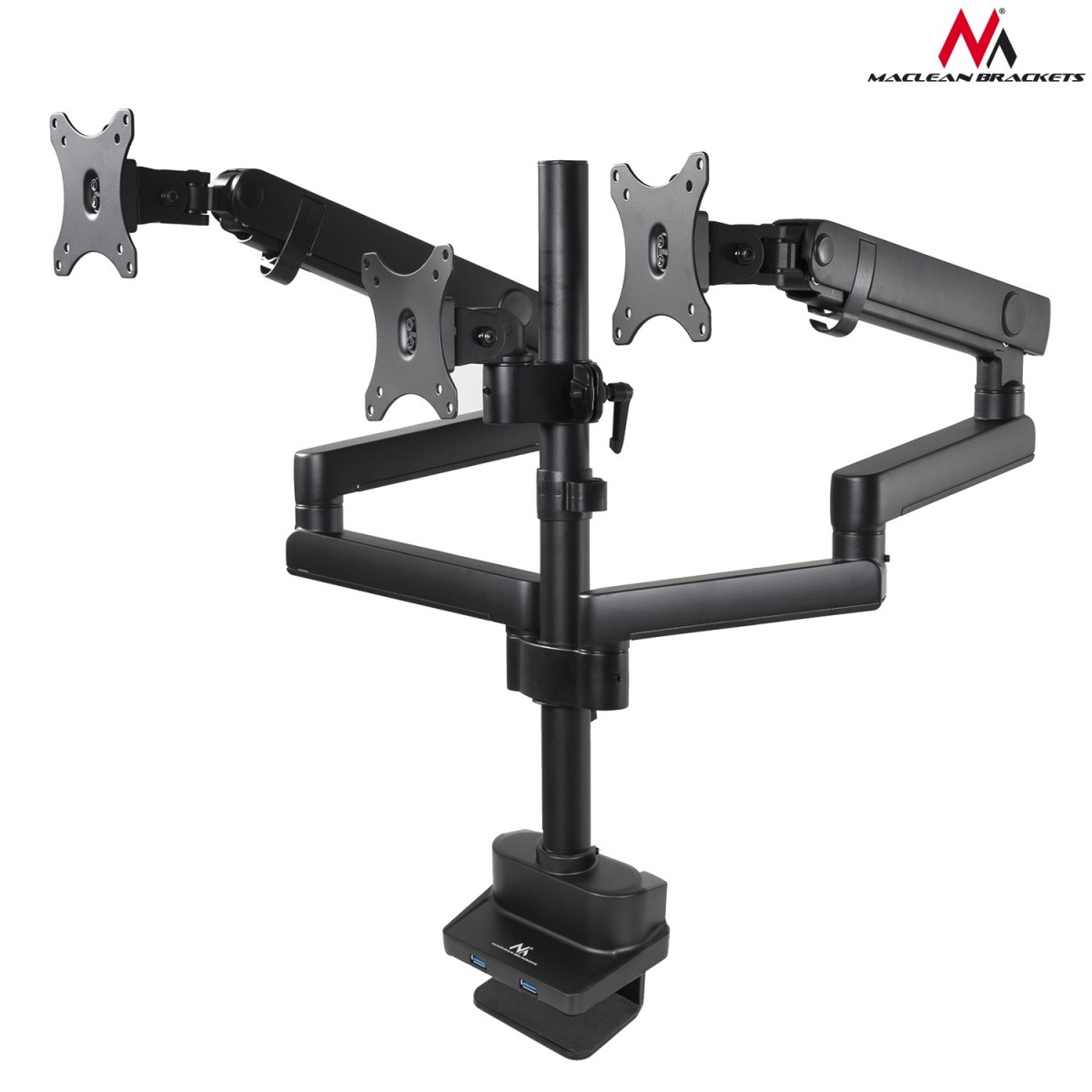 Stojalo za 3 monitorje MC-811, namizno 4