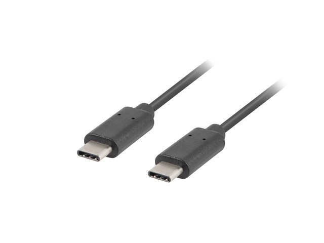 Lanberg Kabel USB-C (M/M) 2.0, 1m, črn