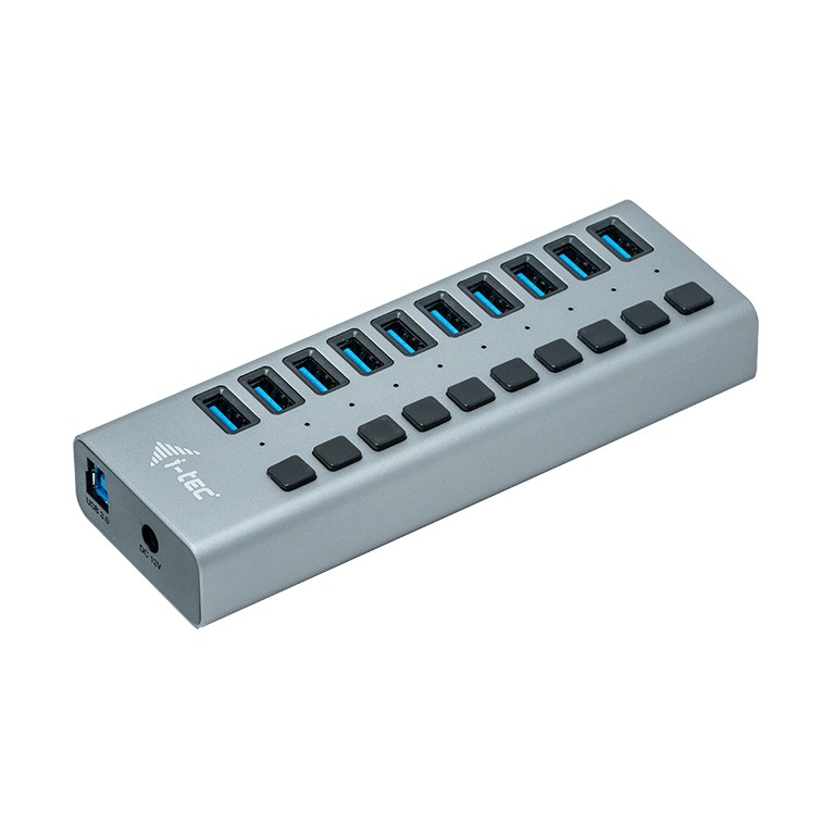 USB 3.0 Hub z 10 vrati in polnjenjem