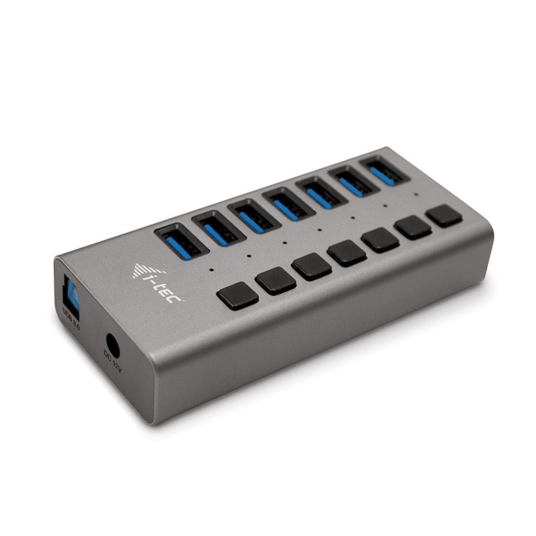 USB 3.0 Hub z 7 vrati in 36W napajalnikom