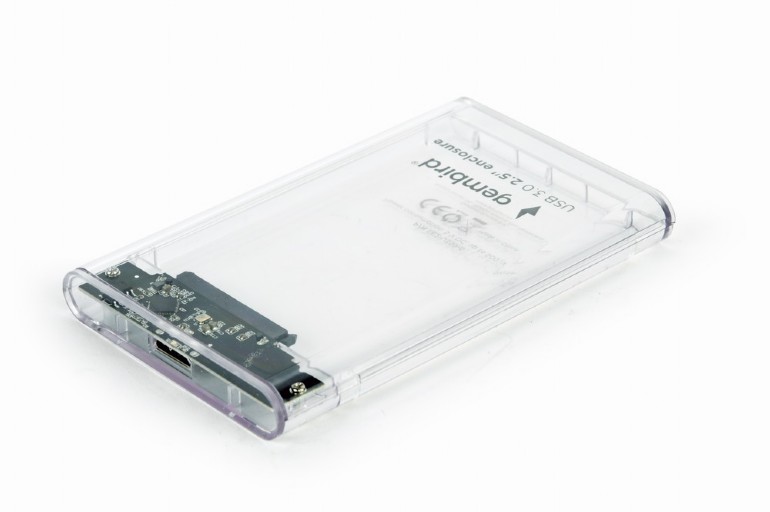 Zunanja enota za 2.5" pogon USB 3.0, prozorna