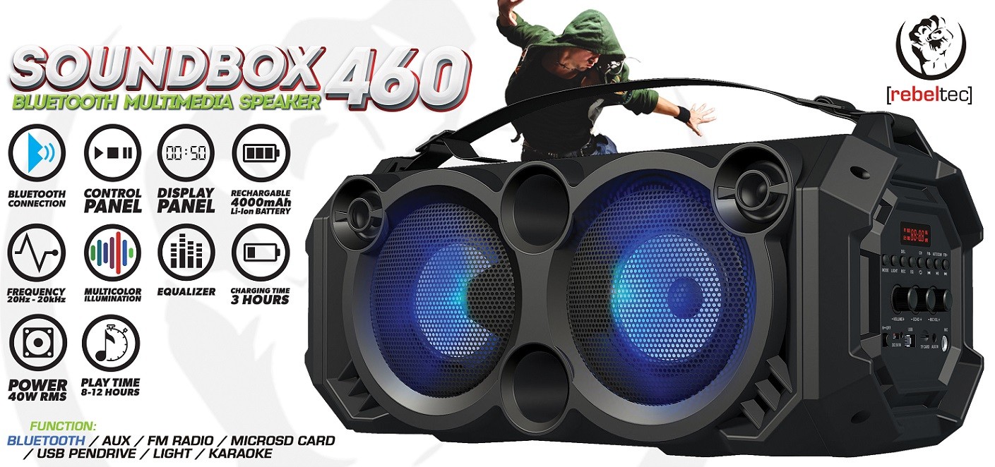 Bluetooth zvočnik SoundBox 460 2