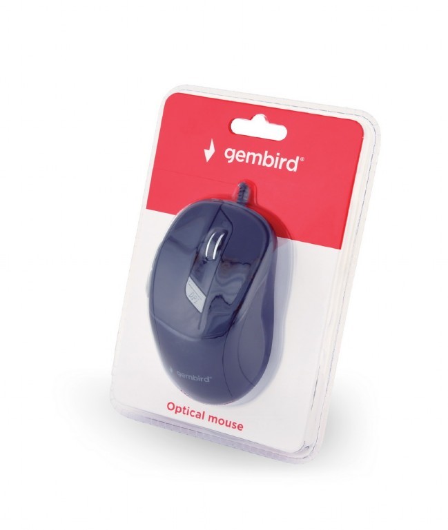 Gembird Miška USB, optična, črna 3