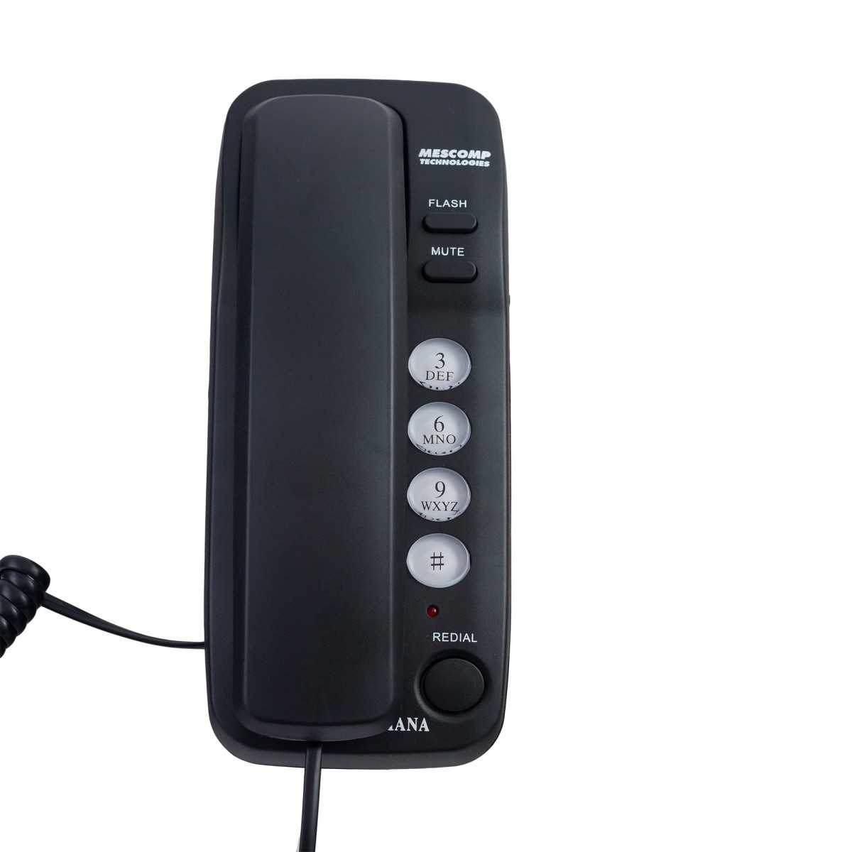 Fiksni telefon Mescomp MT 518 Diana, črn
