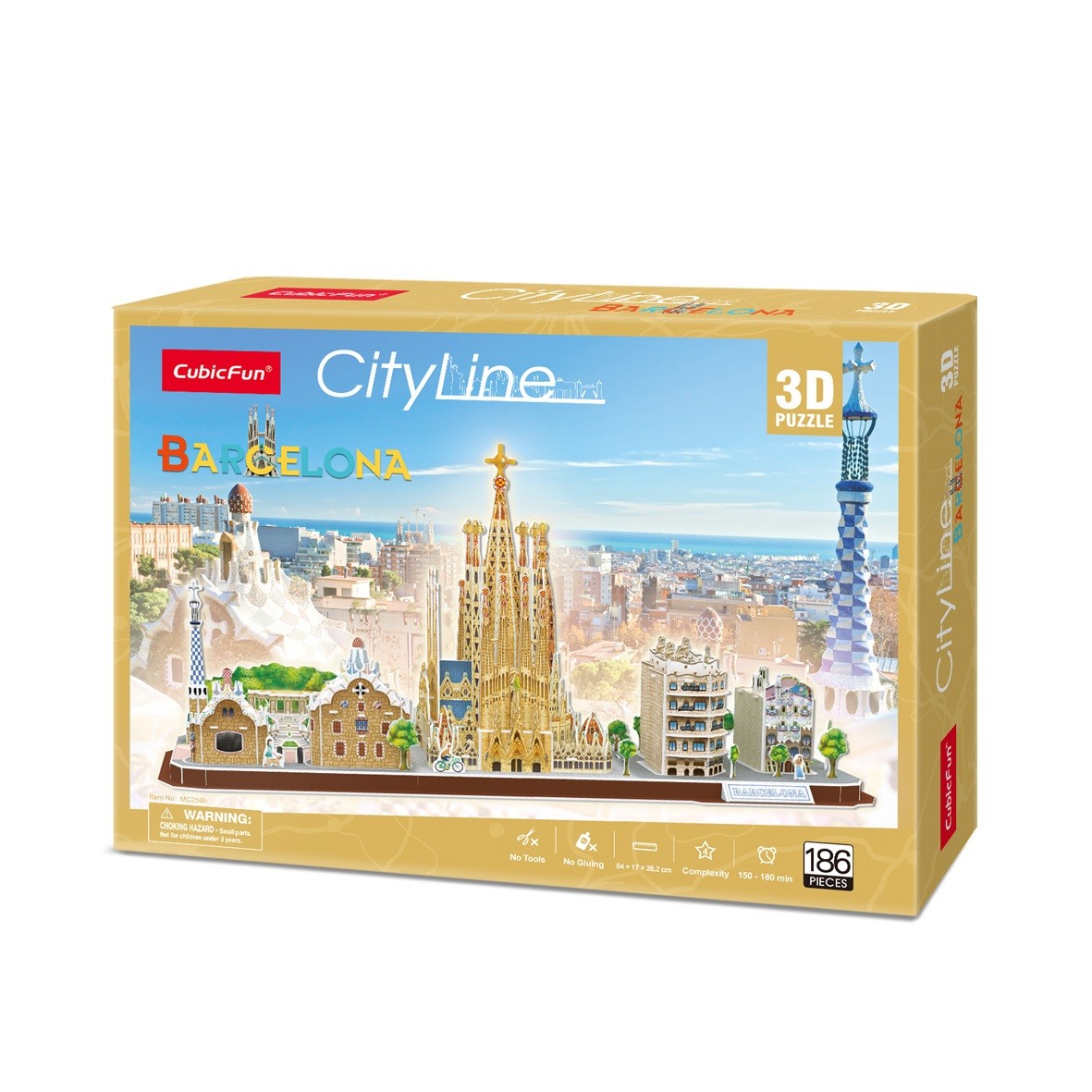 3D Puzzle Mesto Barcelona