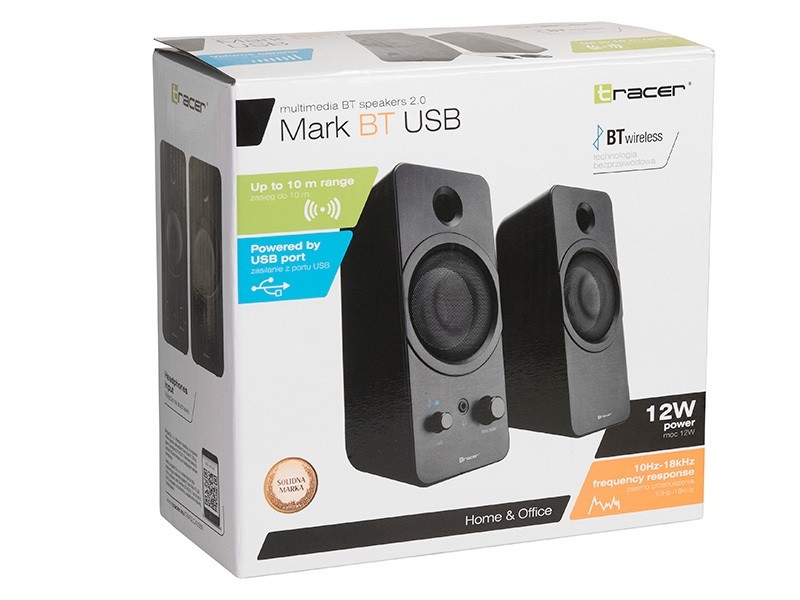 Zvočnika 2.0 Mark z USB in Bluetooth 4