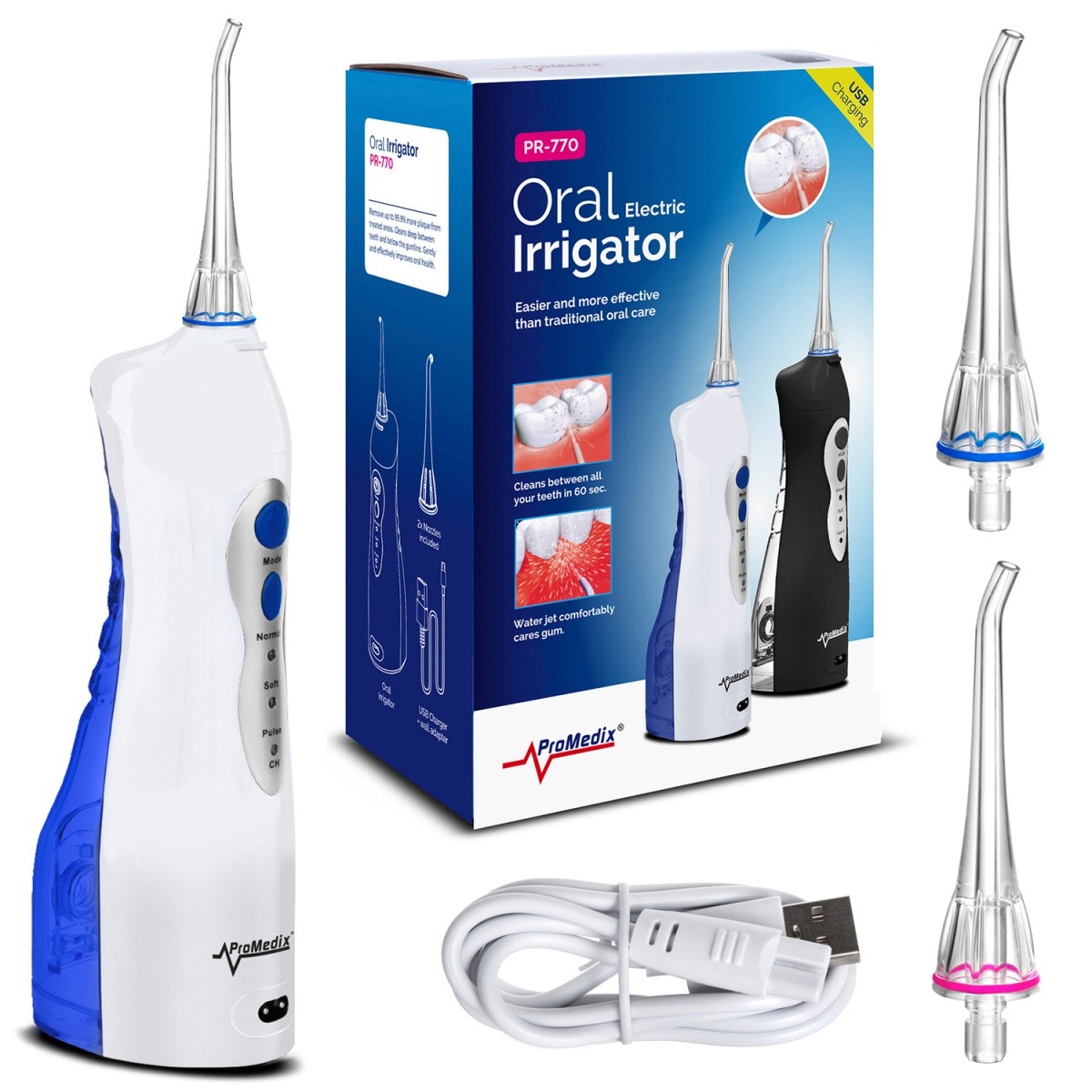 Brezžični ustni irigator Promedix PR-770W