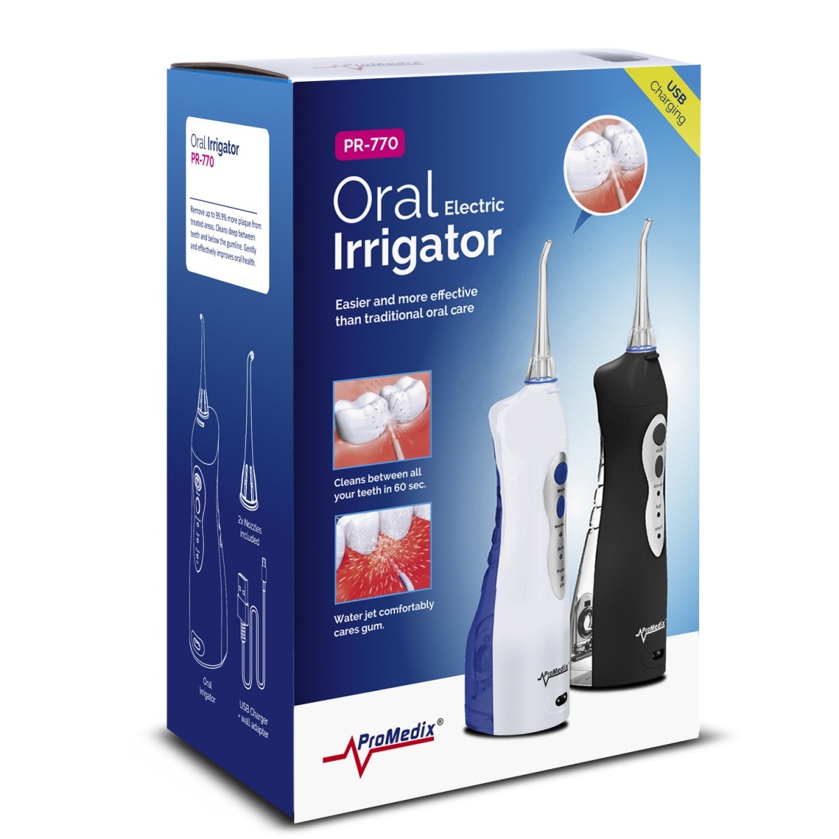 Brezžični ustni irigator Promedix PR-770W 5