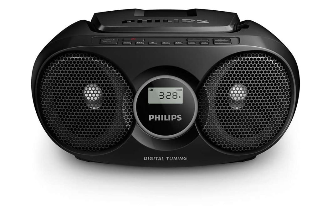 CD radio, črn AZ215B