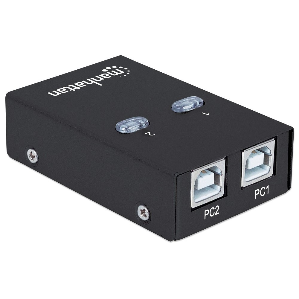 USB 2.0 preklopnik za 2 PC, 1 izhod