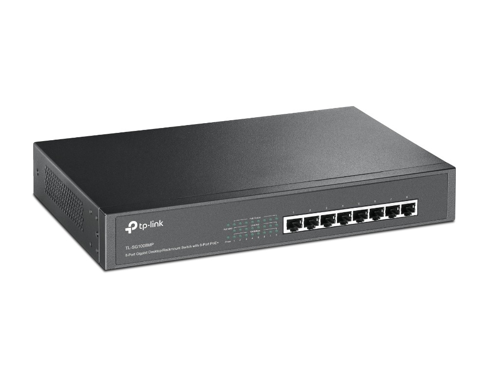 TP-LINK preklopnik SG1008MP 8x1Gb PoE+ 2