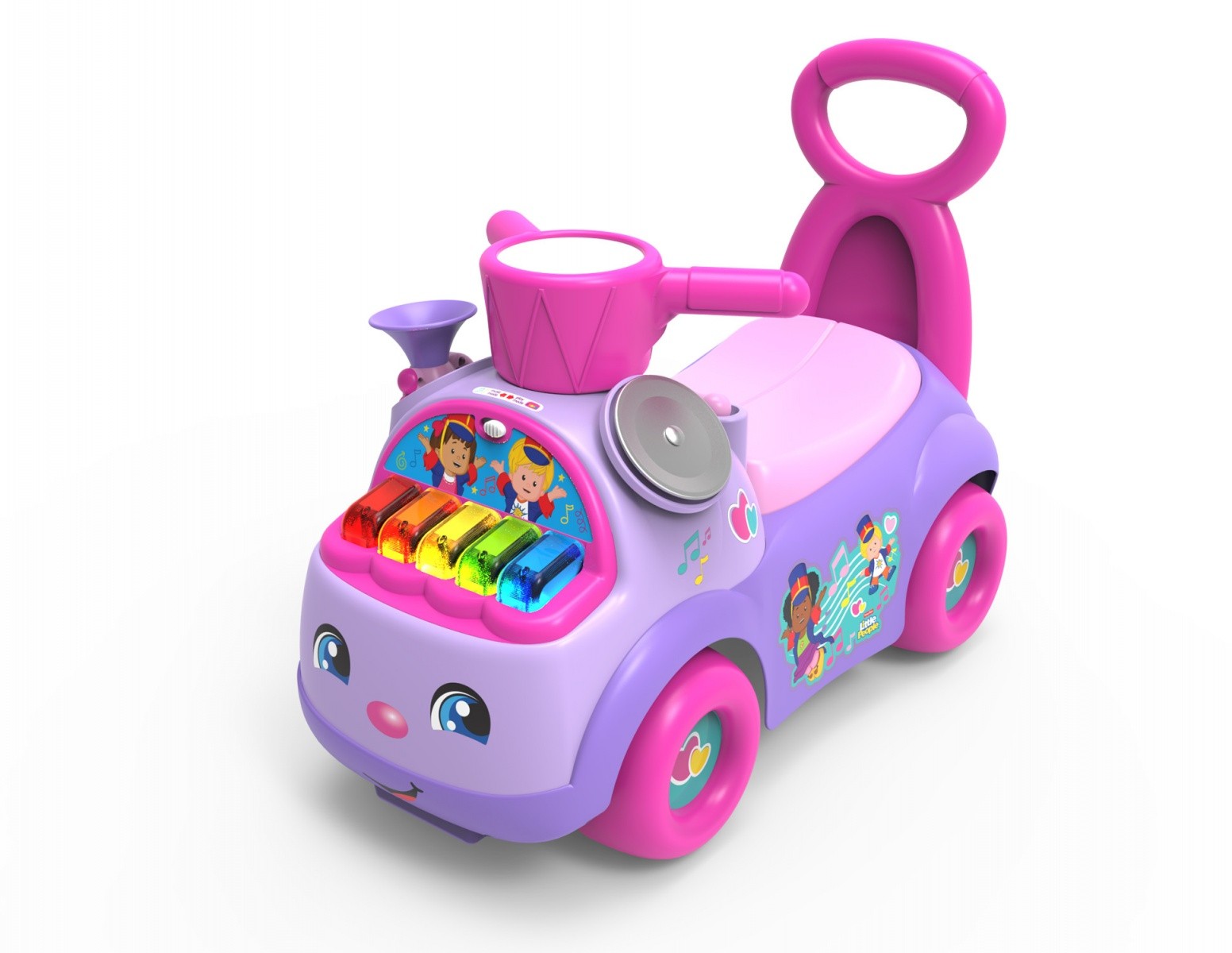 Glasbeni poganjalec Fisher Price - Vijolični 3