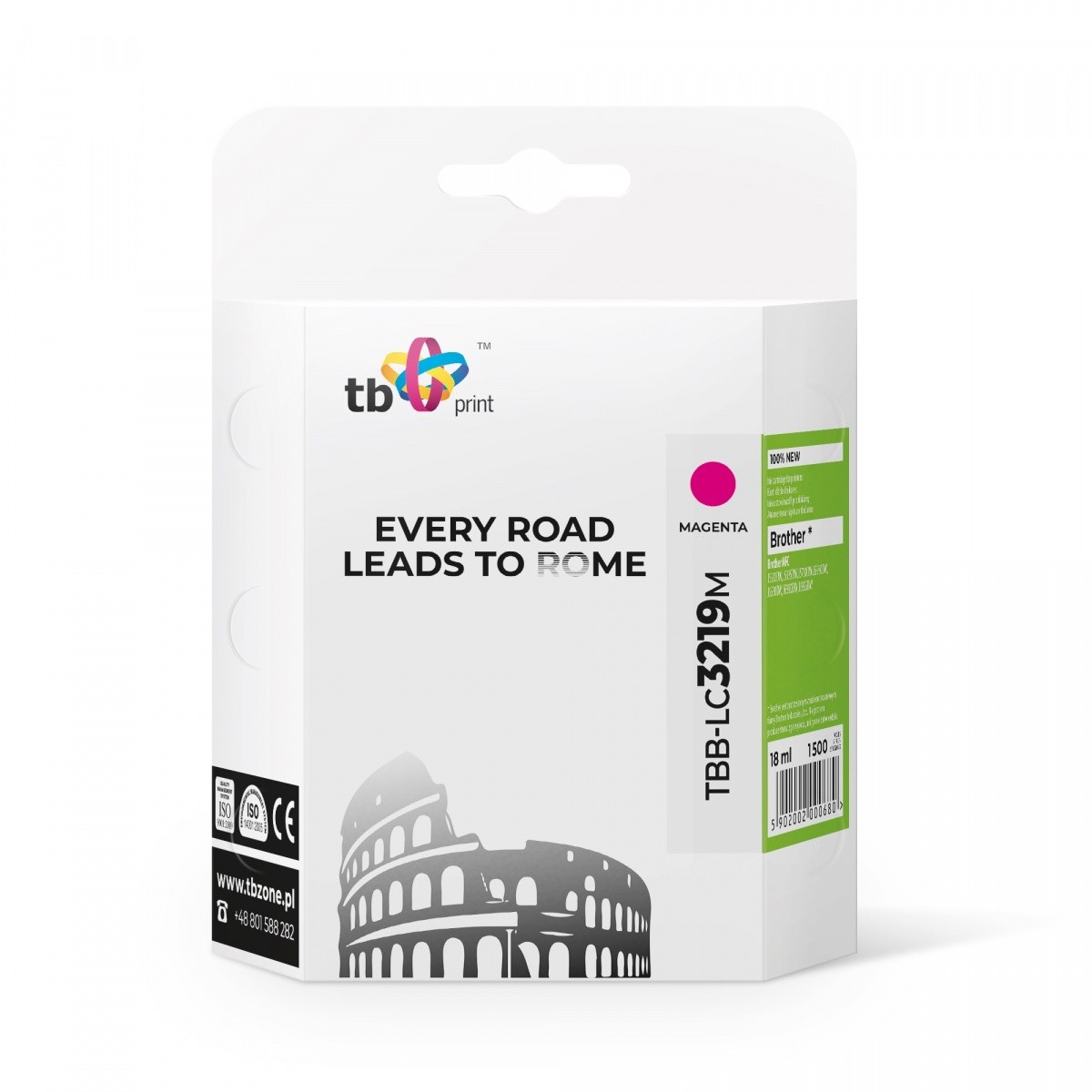 Rdeči toner TBB-LC3219M za Brother MFC-J5330DW (magenta)