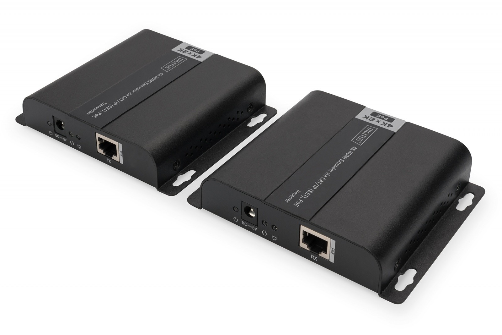 Digitus HDMI Extender Cat.5/6/7, 120m, 4K, PoE, IR, Audio (komplet)