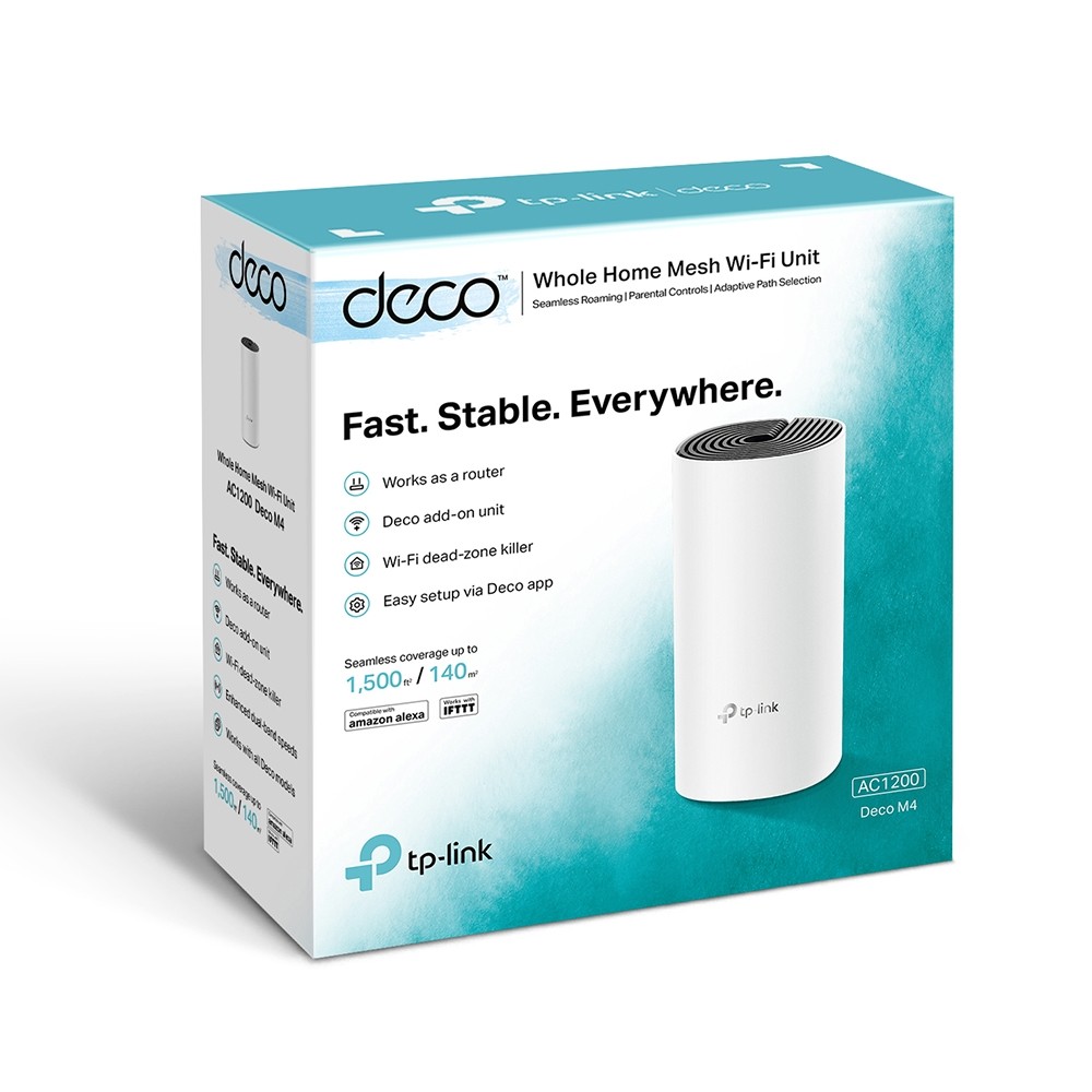 TP-LINK Deco M4 Mesh WiFi AC1200 (1 kos) 3