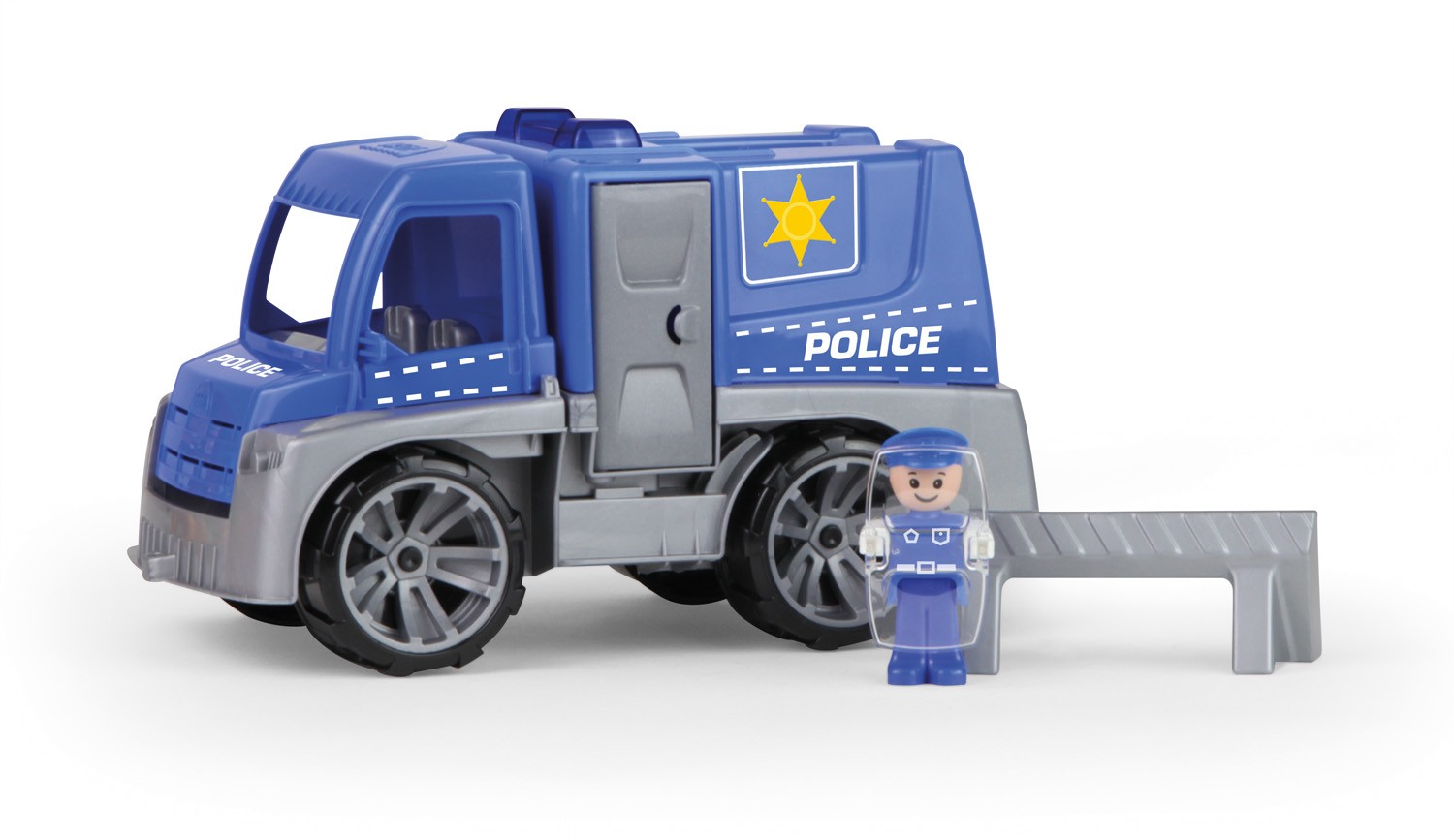 Policijski avtomobil s pripomočki v škatli Truxx 4