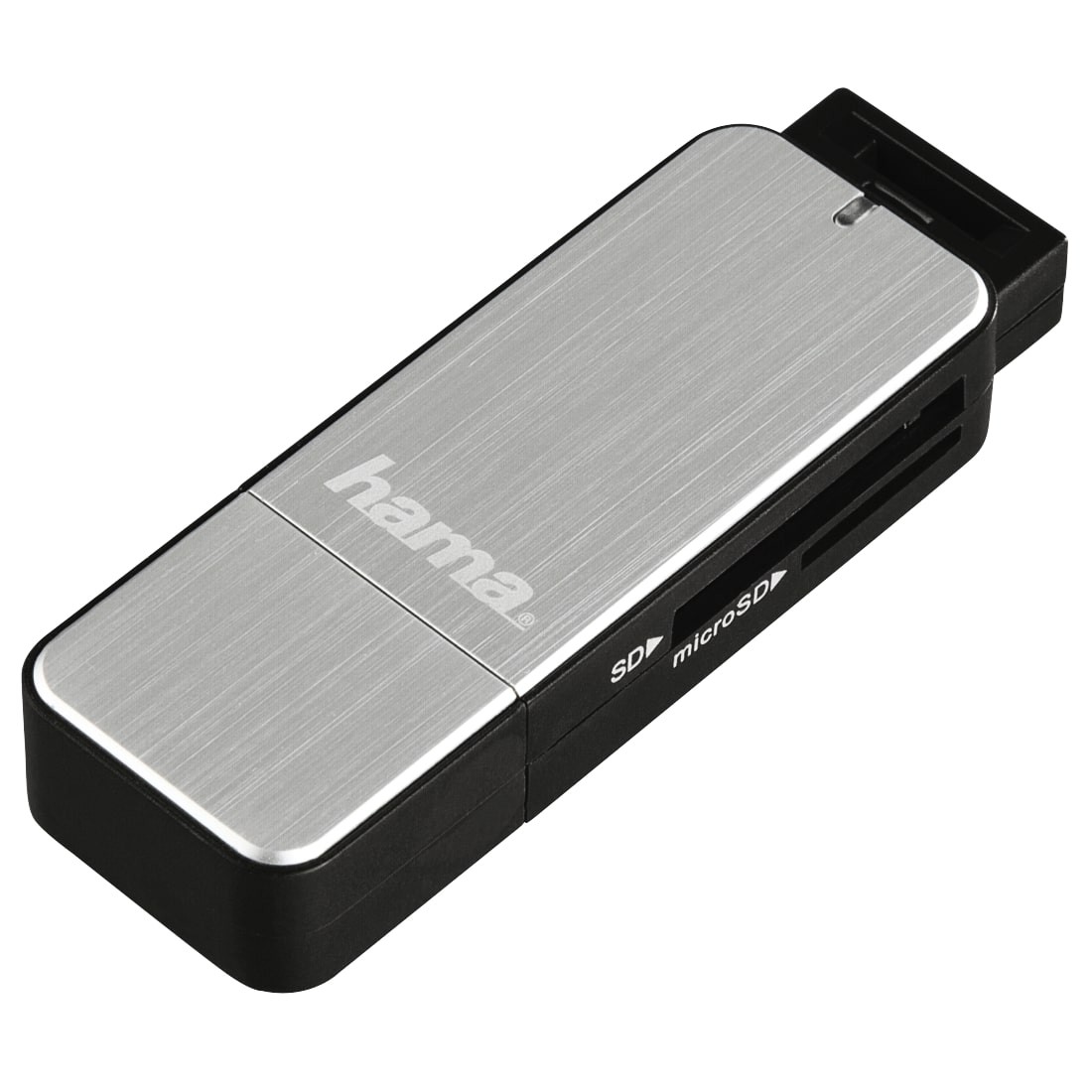 Bralnik kartic SD/microSD USB 3.0 srebrn