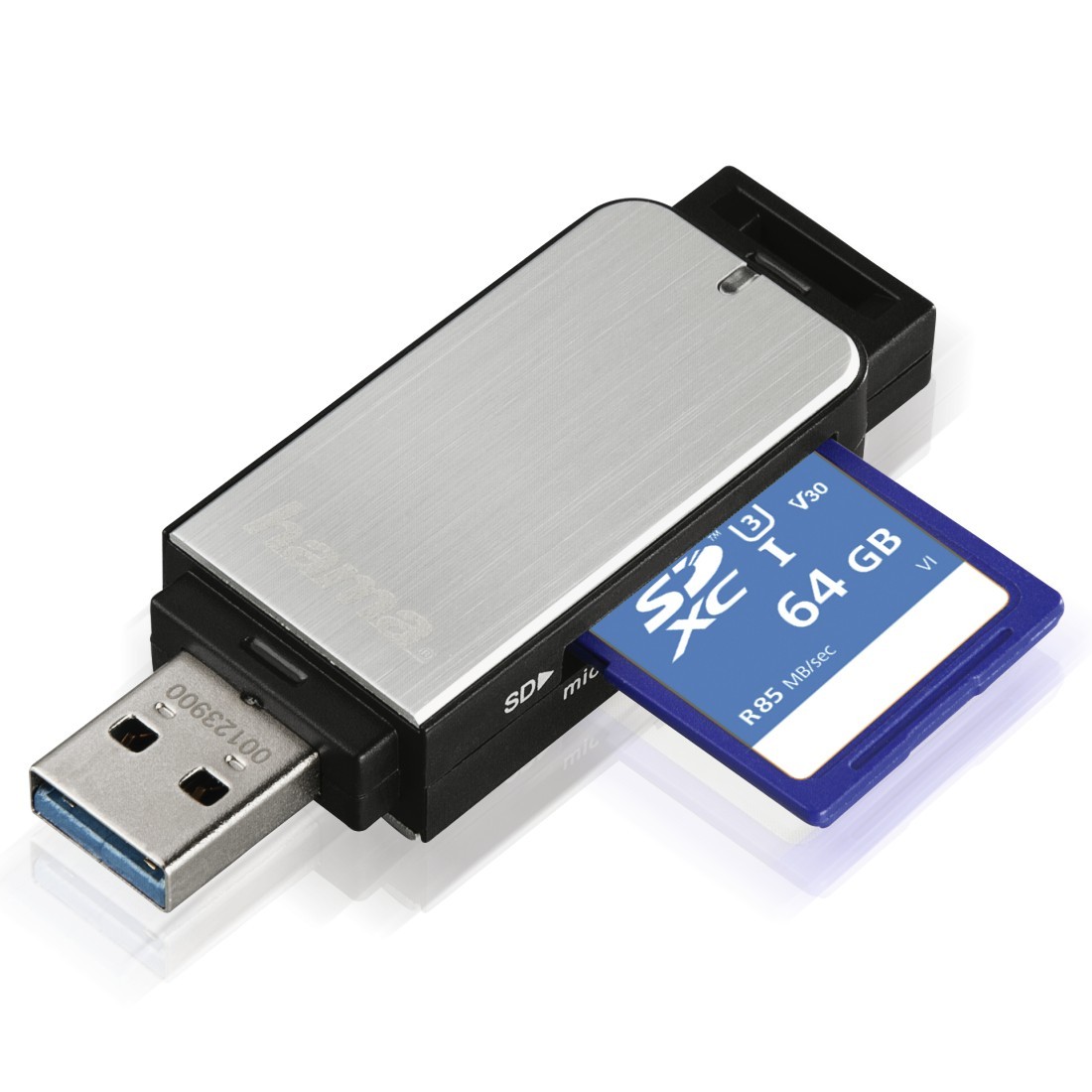 Bralnik kartic SD/microSD USB 3.0 srebrn 3