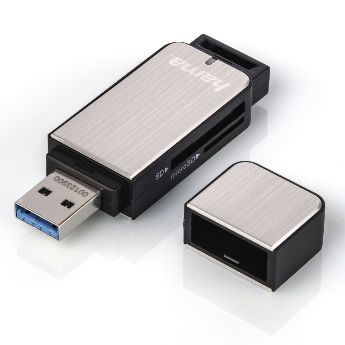 Bralnik kartic SD/microSD USB 3.0 srebrn 6
