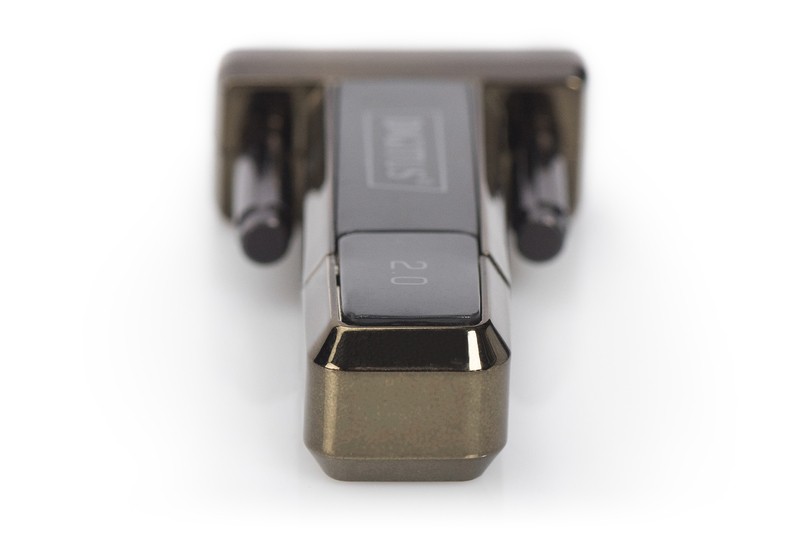 Pretvornik USB-A 2.0 na RS232 (DB9) moški s privijanjem | Chipset Prolific PL2303GT | Dodaten 0.8m kabel 7