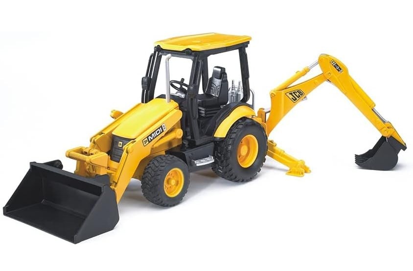 BRUDER JCB Midi CX traktor z rovokopačem