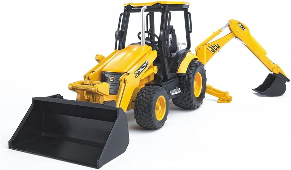 BRUDER JCB Midi CX traktor z rovokopačem 4