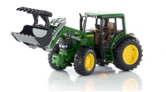 Traktor John Deere 6920 s čelnim nakladačem
