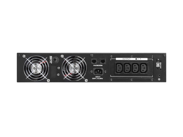 Armac Rack 19'' Line-Interactive UPS 1000VA LCD, Pure Sine Wave, 4x 230V IEC 5
