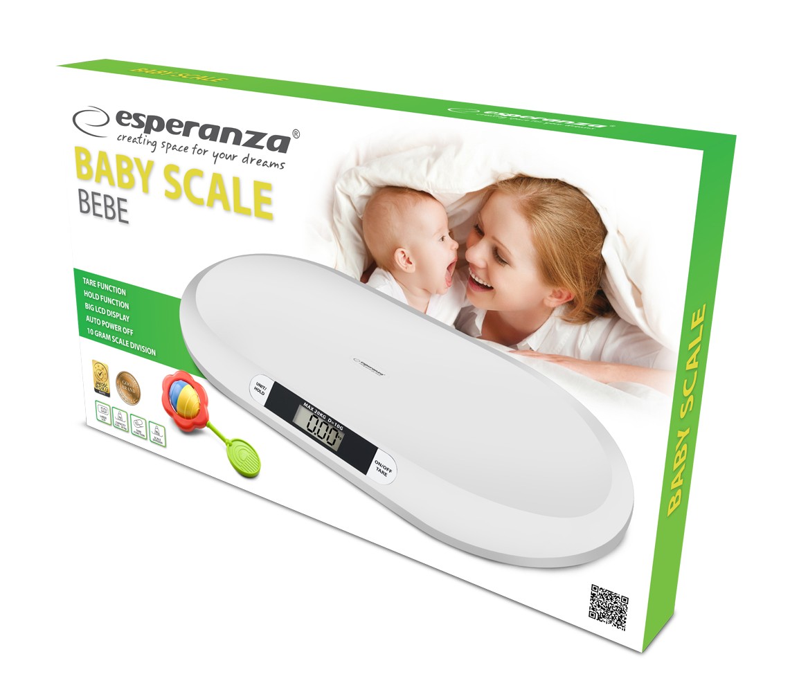 Esperanza WAGA Bebe digitalna tehtnica za dojenčke 2