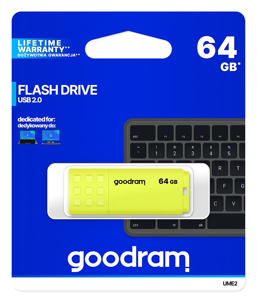 GOODRAM USB 2.0 pendrive 64GB, rumen