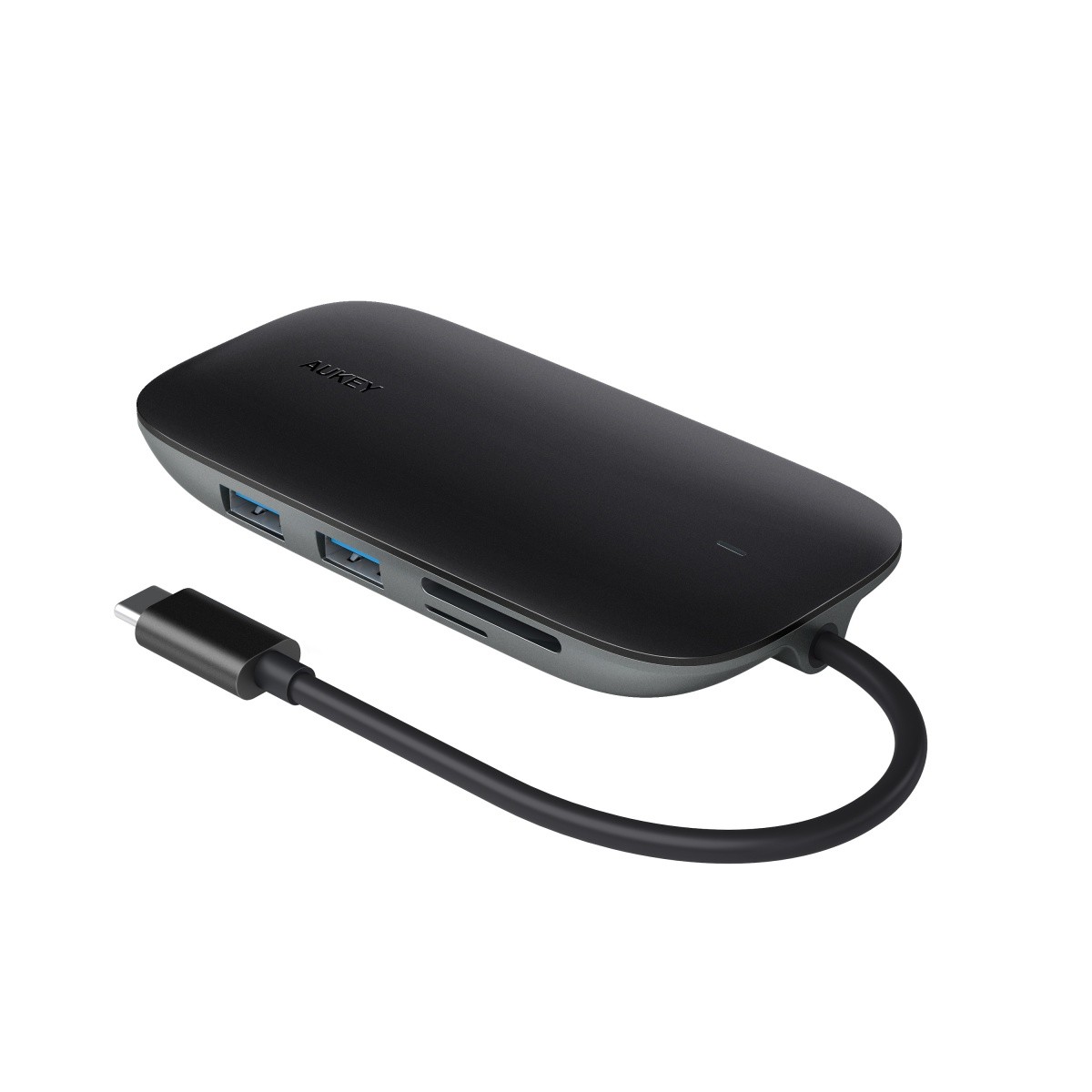 USB-C HUB CB-C71 8v1: Ethernet, 3xUSB 3.1, HDMI 4K, SD/microSD, PD 100W 2