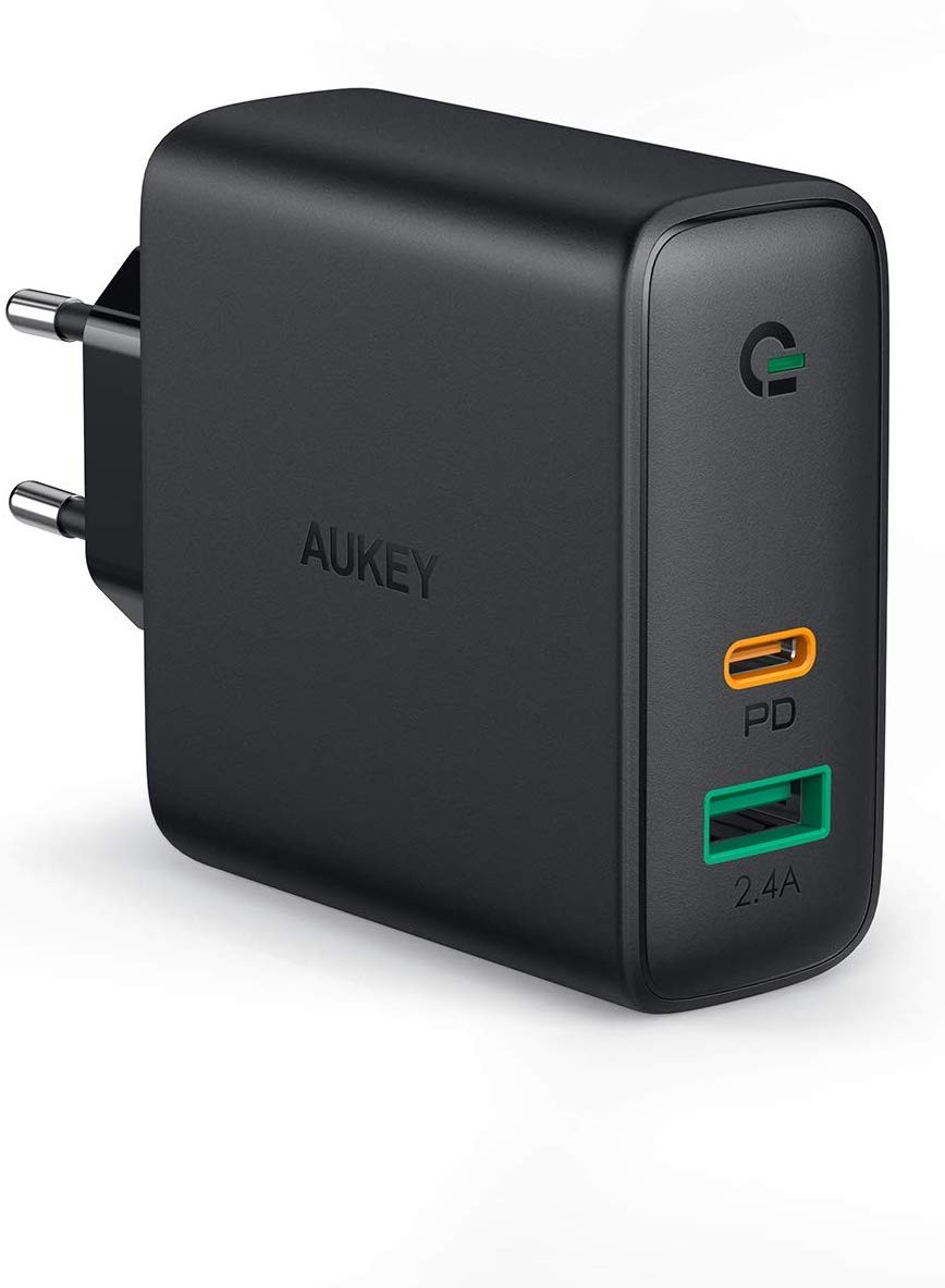 Zidni polnilec PA-D3 60W, 2xUSB (USB-A + USB-C PD)