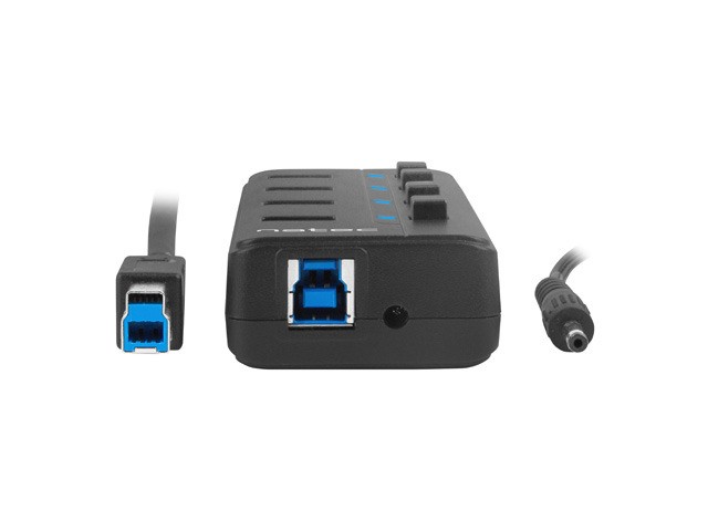 USB 3.0 Hub z 4 vrati in napajalnikom, s stikalom 3