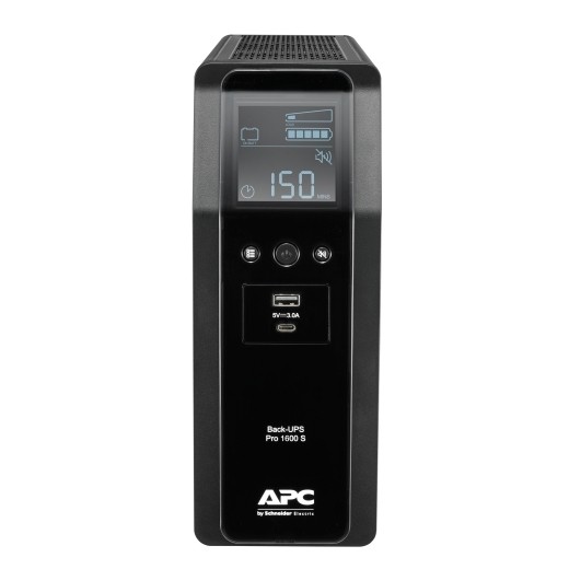 APC Back-UPS Pro BR1600SI UPS, 1600VA/960W, 6xC13, AVR, LCD, USB 4