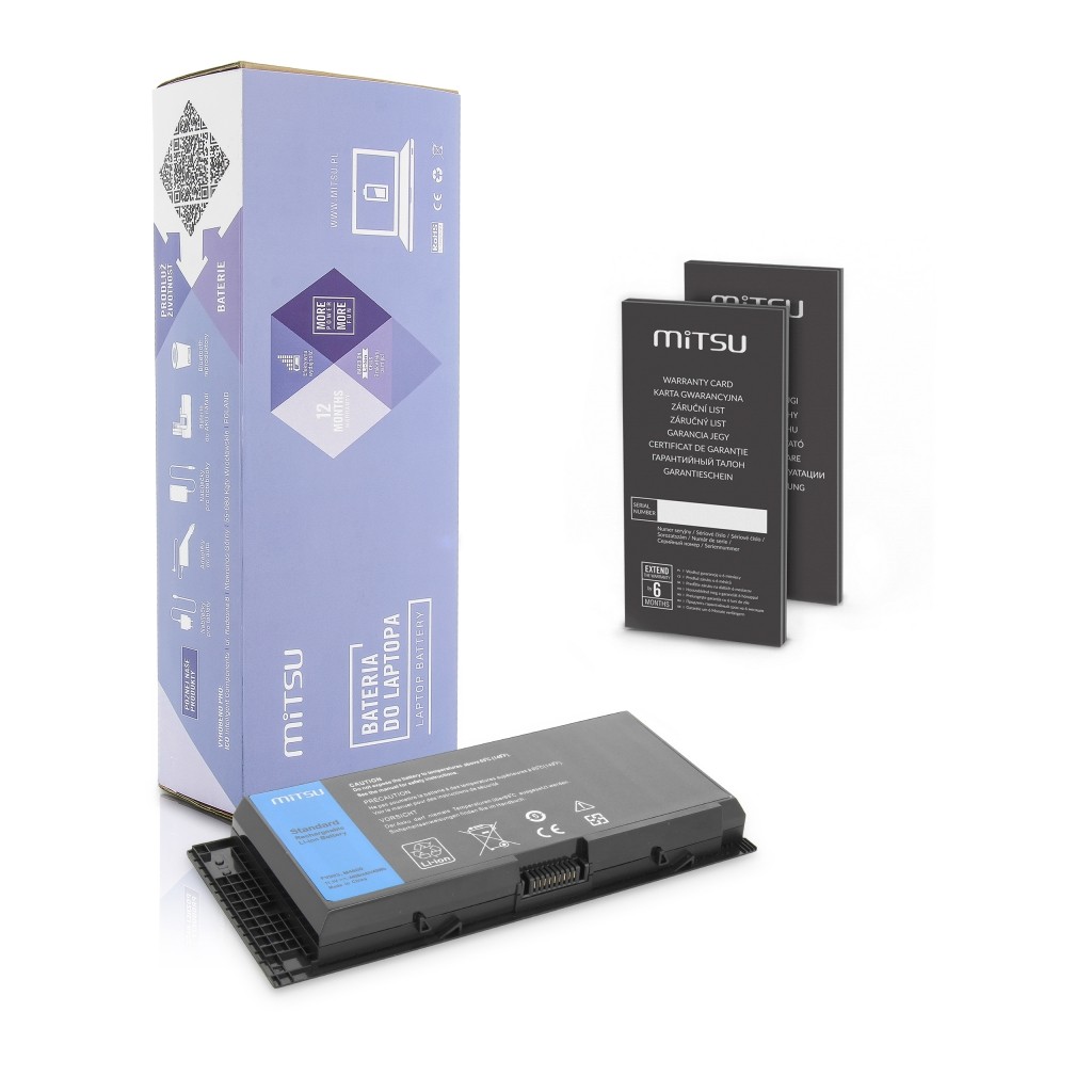 Baterija 4400 mAh za Dell Precision M6600, M6800 (49 Wh)