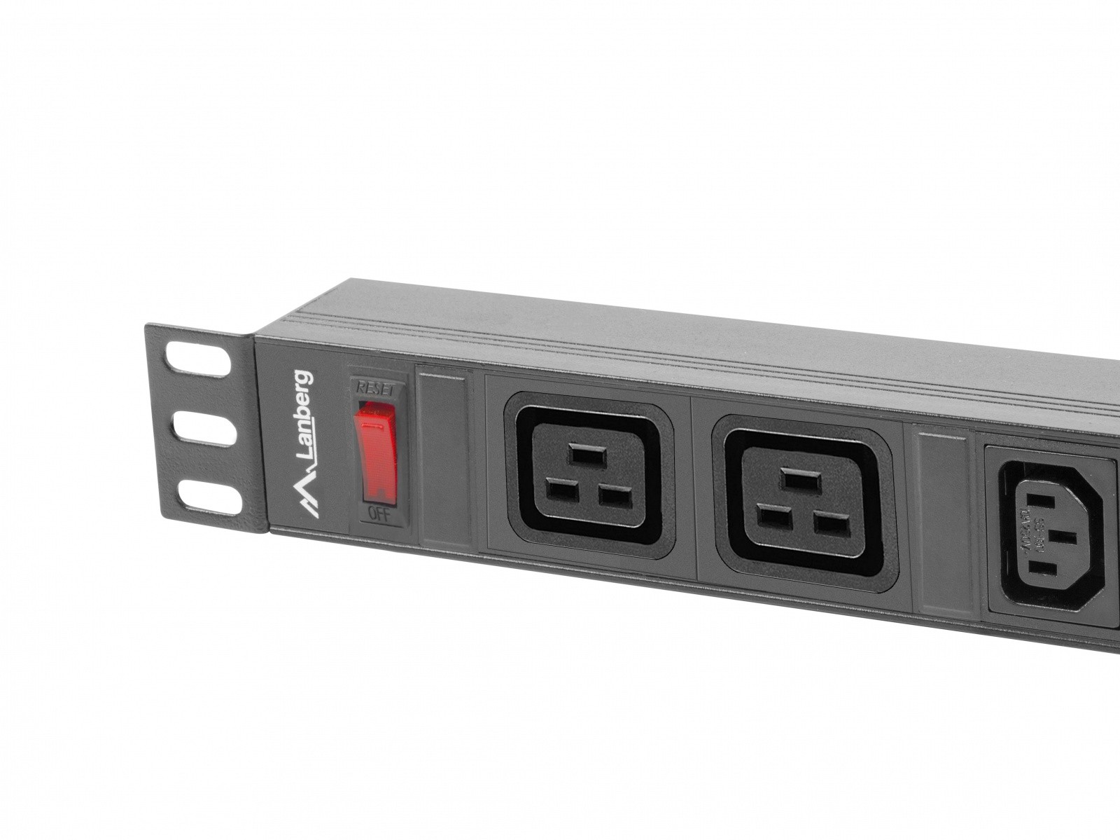 Lanberg Rack PDU Napajalna Letva, 19" 1U, 2x C19, 8x C13 3