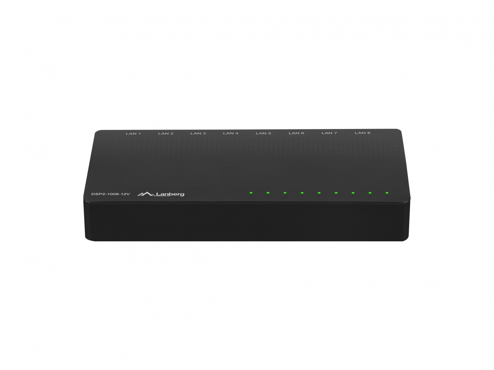 Lanberg Swich DSP2-1008-12V, 8x 1Gb/s 3