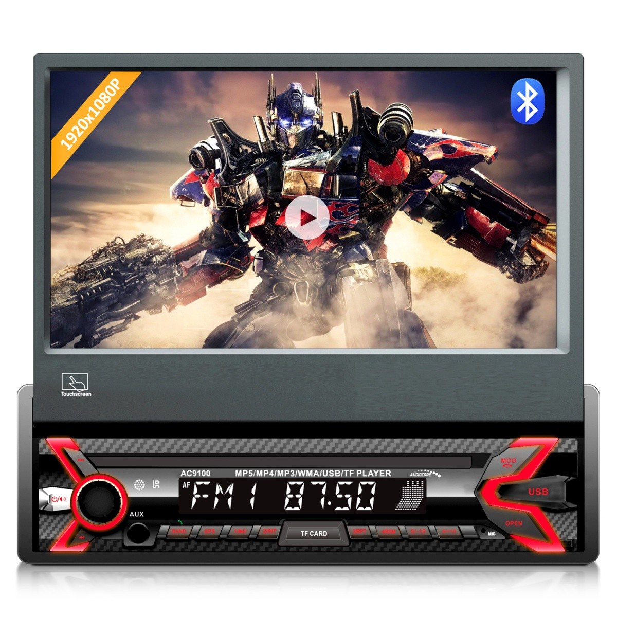 Avdio/video predvajalnik z LCD zaslonom na dotik, RDS AC9100