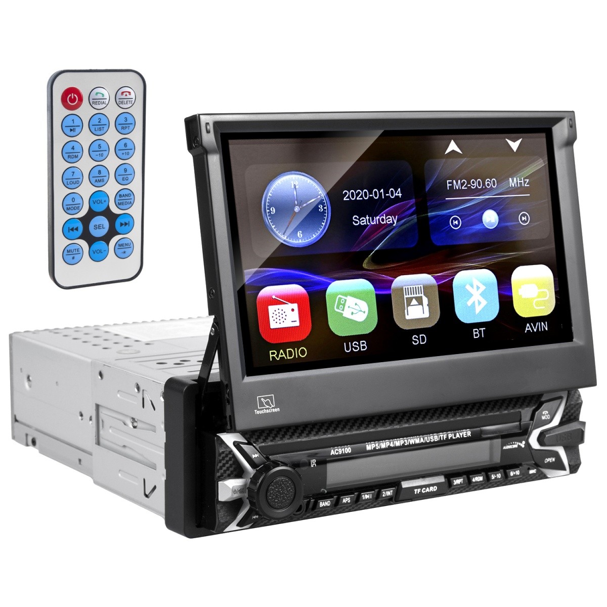 Avdio/video predvajalnik z LCD zaslonom na dotik, RDS AC9100 2